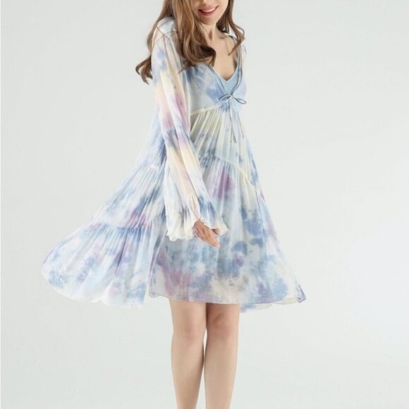 Young Fabulous & Broke Rosa Mini Dress Size Large - Picture 1 of 9